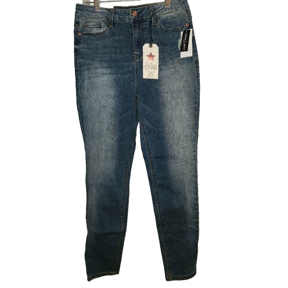 Vanilla Star Bennett Super High Rise Skinny‎ Jeans Medium Wash Women's Size 9